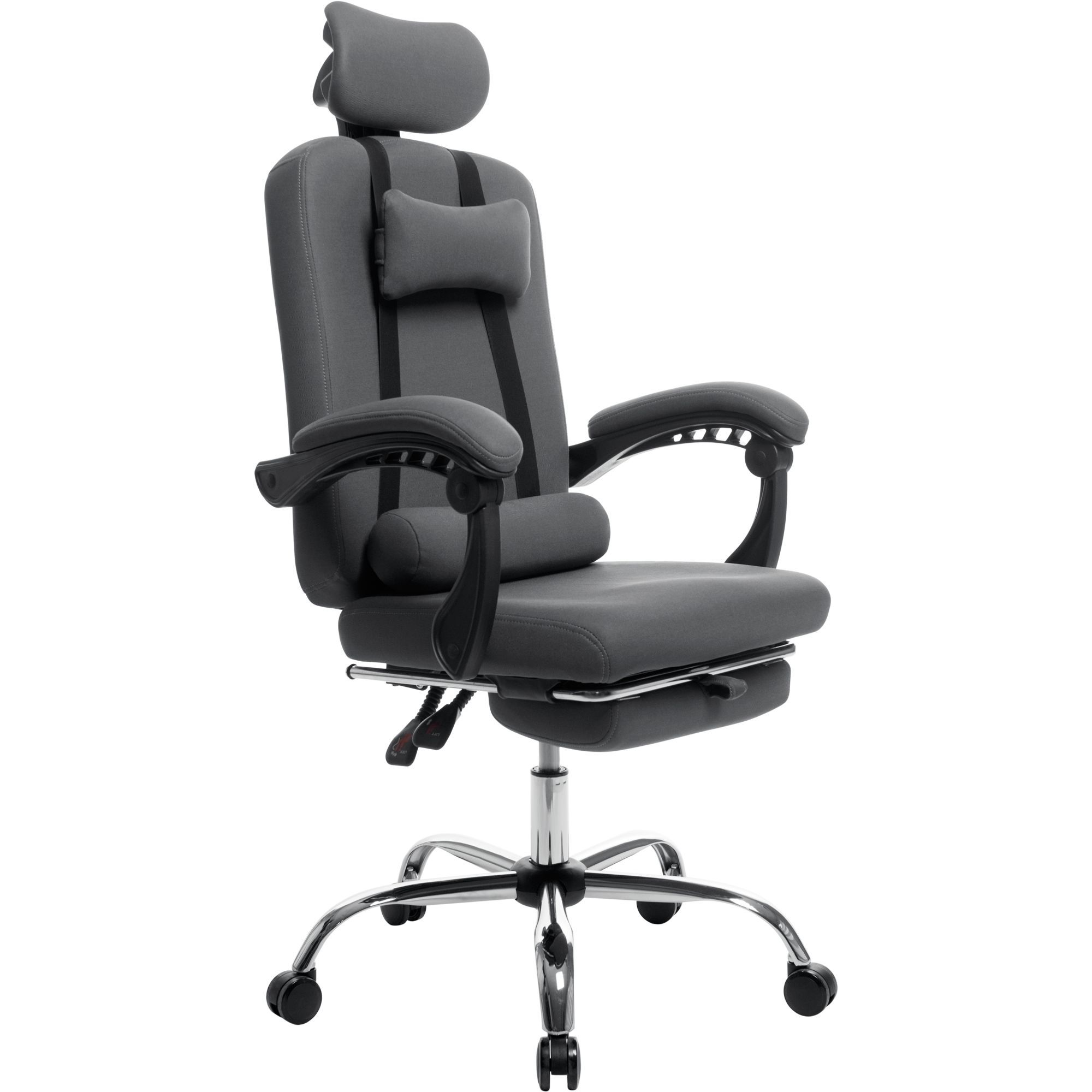 Офисное кресло GT Racer X-8003 Fabric, серое (X-8003 Gray) - фото 1