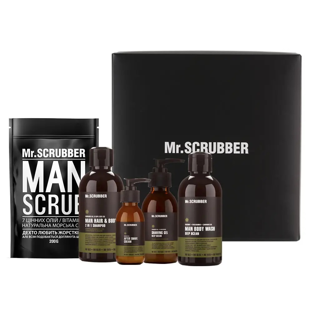 Подарунковий набір Mr.Scrubber Beauty Box Man - фото 1