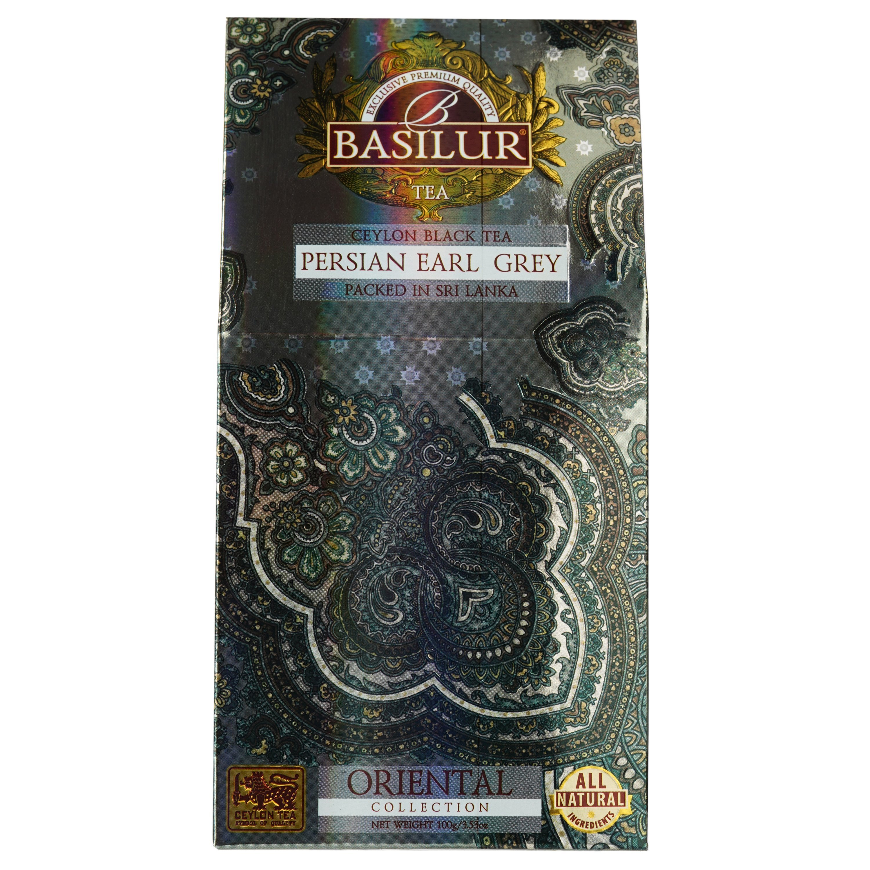 Чай черный Basilur Персидский Граф Грей с бергамотом, 100 г (739685) - фото 1