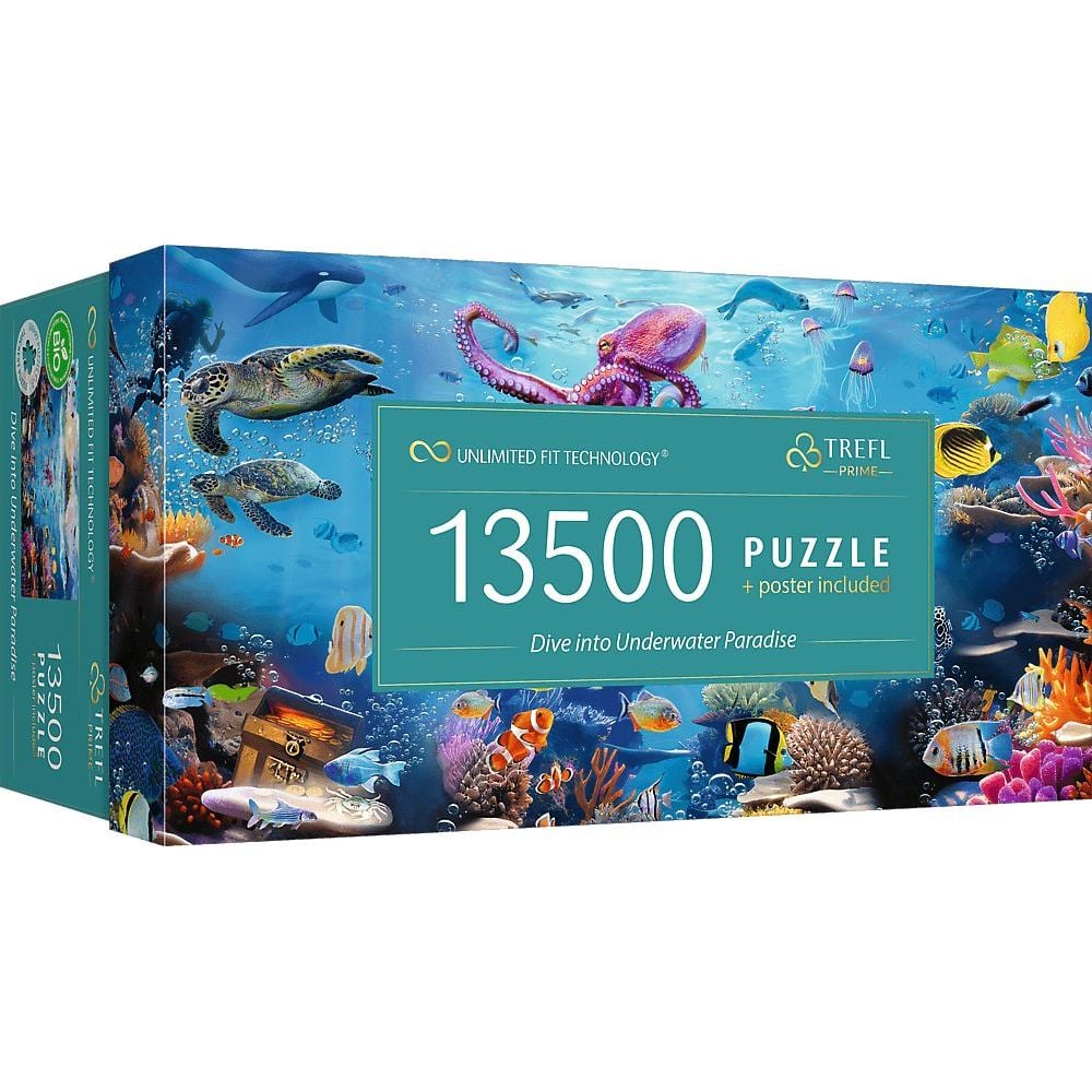 Пазлы Trefl Безграничная коллекция: Погрузись в подводный рай 13500 элементов - фото 1