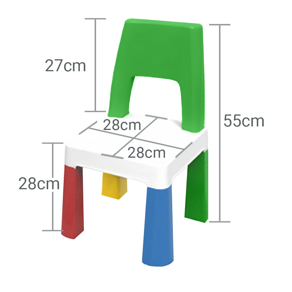 Комплект Poppet Color Green Стульчик + Подушка на стул 55х28х28 см (PP-003G-G) - фото 2