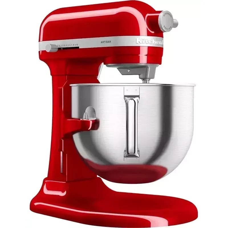 Планетарний міксер KitchenAid Artisan з підйомною чашею 6.6 л червоний (5KSM70SHXEER) - фото 2