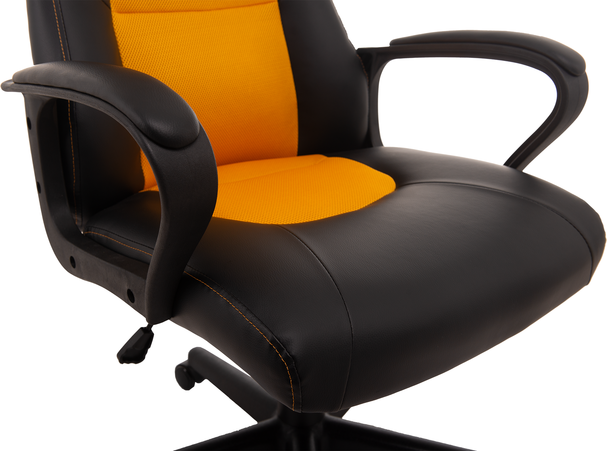 Геймерское кресло GT Racer черное с желтым (X-2640 Black/Yellow) - фото 6