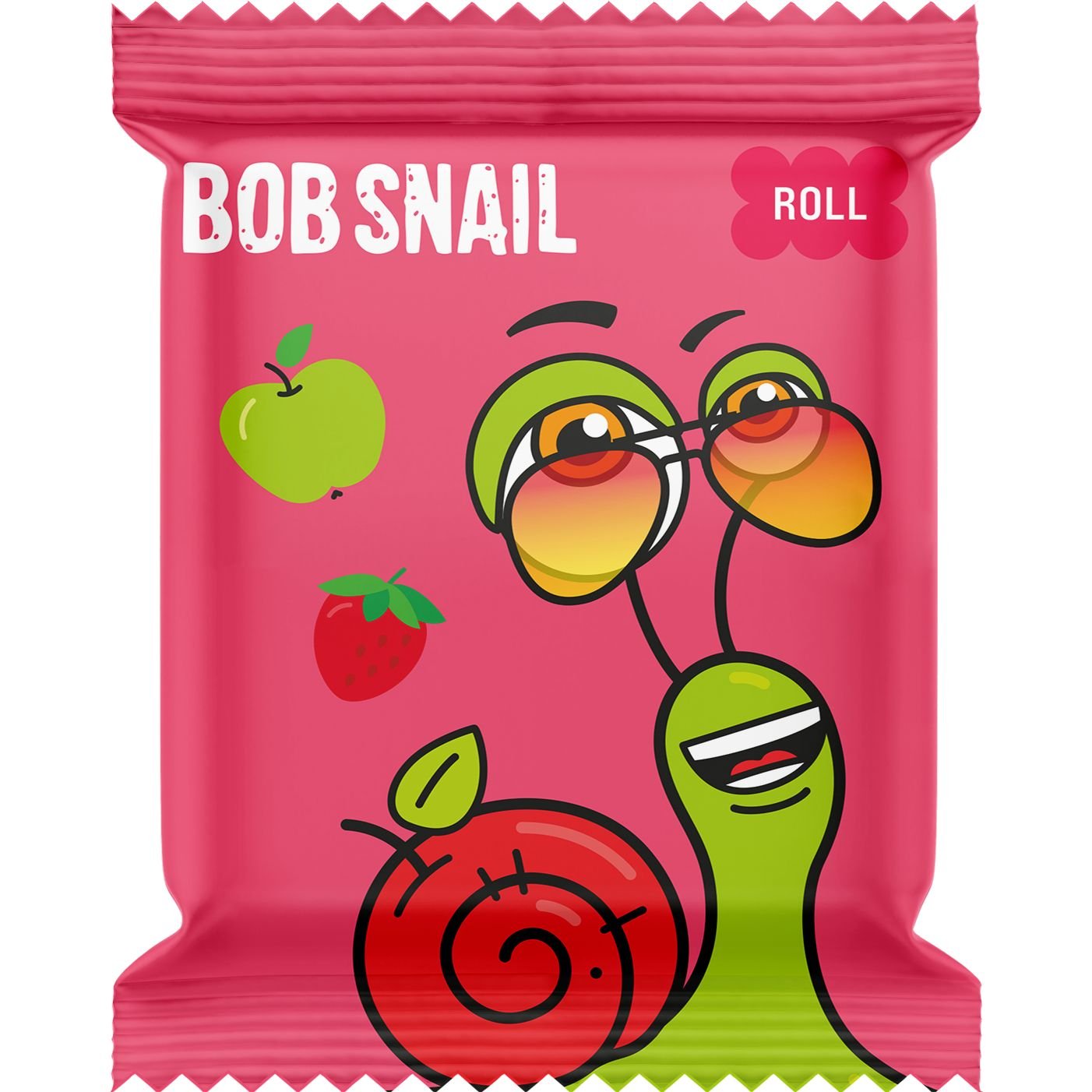 Фруктовые яблочно-клубничные конфеты Bob Snail 100 г (10 шт. х 10 г) - фото 2