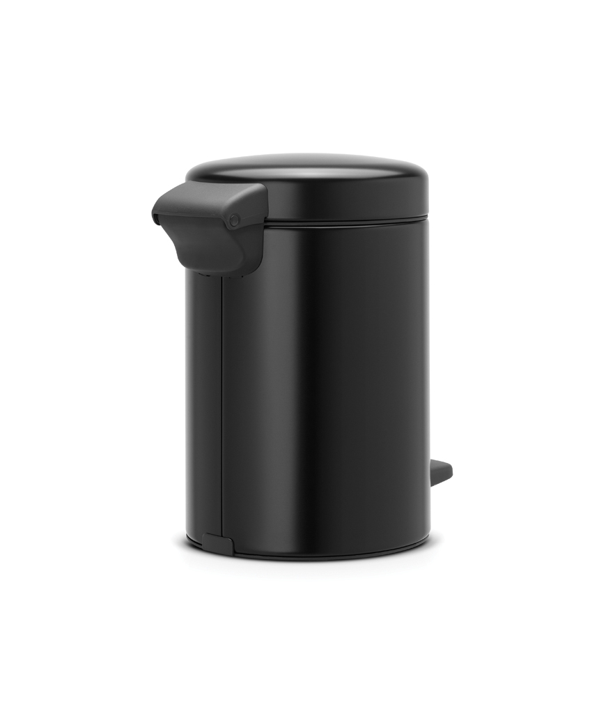 Бак для сміття Brabantia Pedal Bin, чорний матовий, 3 л (113321) - фото 3