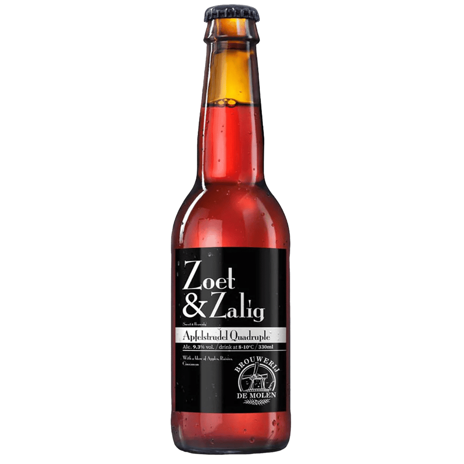 Пиво De Molen Zoet&Zalig, темное, нефильтрованное, 9,3%, 0,33 л - фото 1