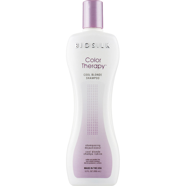 Шампунь для захисту кольору світлого та освітленого волосся BioSilk Color Therapy Cool Blonde 355 мл - фото 1