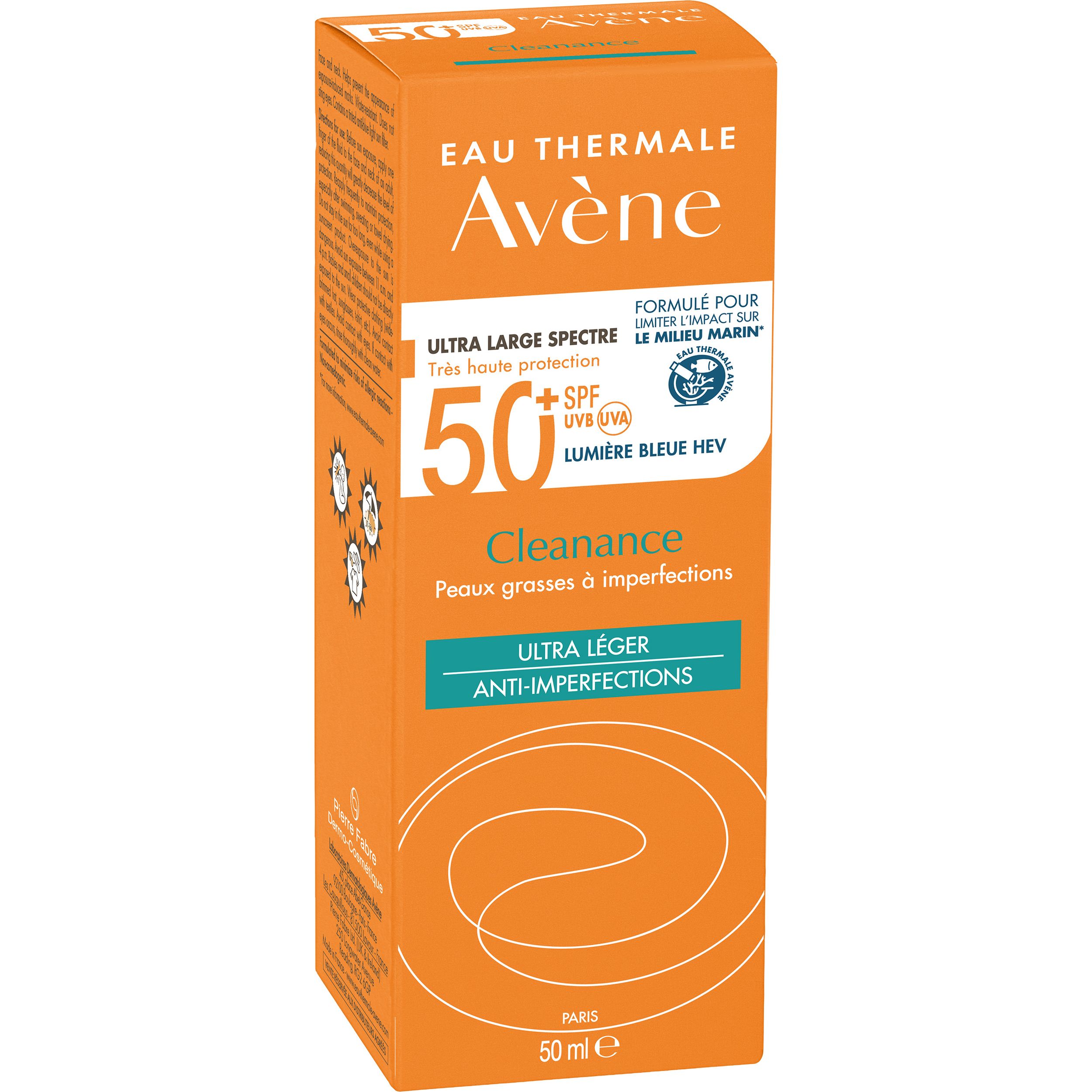 Сонцезахисний крем Avene Cleanance Sun Care SPF 50+, 50мл - фото 2