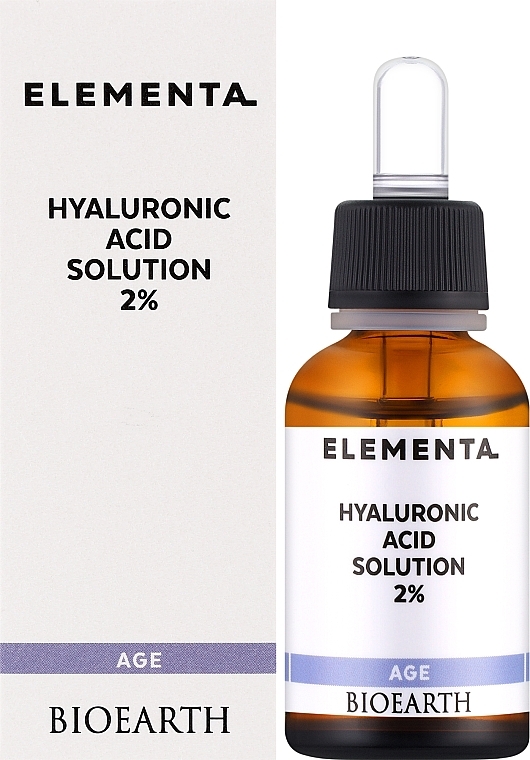 Сироватка Bioearth Elementa AGE Hyaluronic Acid 2% 15 мл - фото 3