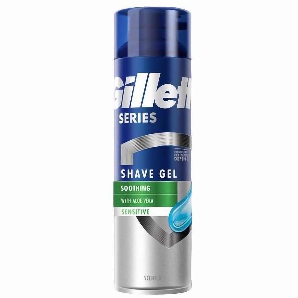 Гель для гоління Gillette Series Sensitive Skin для чутливої шкіри 200 мл - фото 2