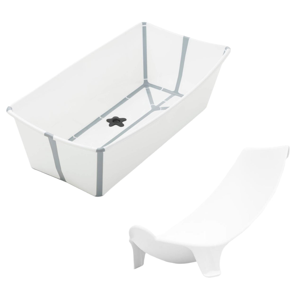 Ванночка складна Stokke Flexi Bath XL, білий + адаптер в подарунок (535901акц.) - фото 2