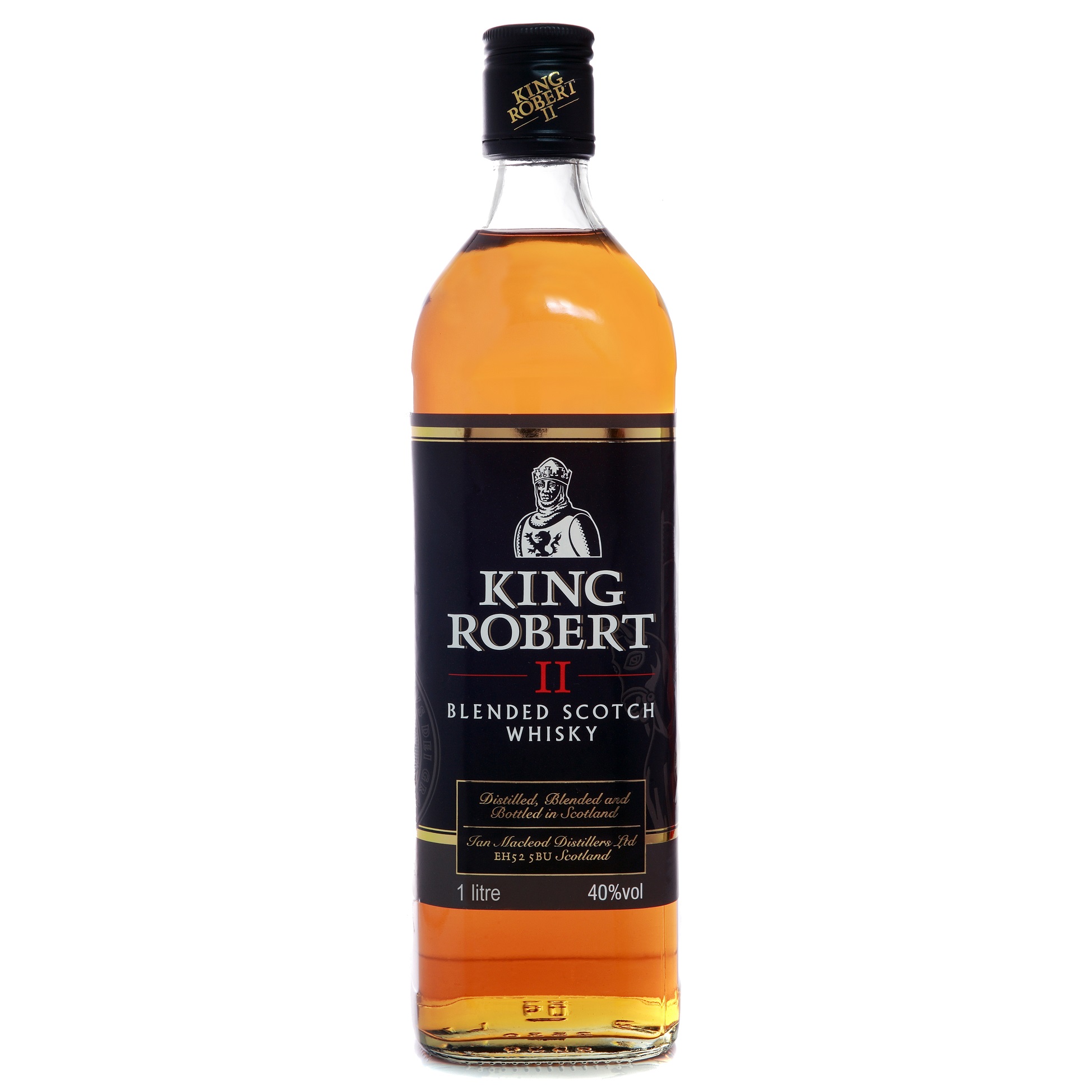 Віскі King Robert II Blended Scotch Whisky, 40%, 1 л - фото 1
