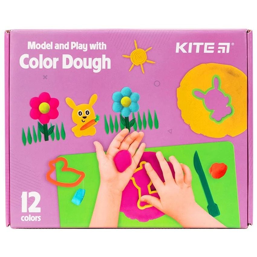 Набір Kite Ліпи і розвивайся 12 кольорів з інструментами (K21-325-01) - фото 1