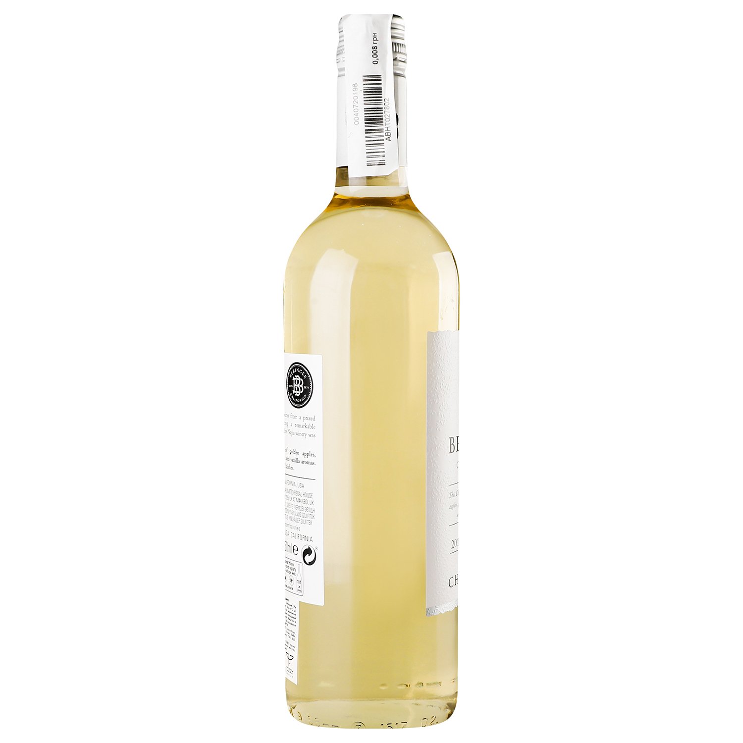 Вино Beringer California Classic Chardonnay, 13%, 0,75 л (566628) - фото 3