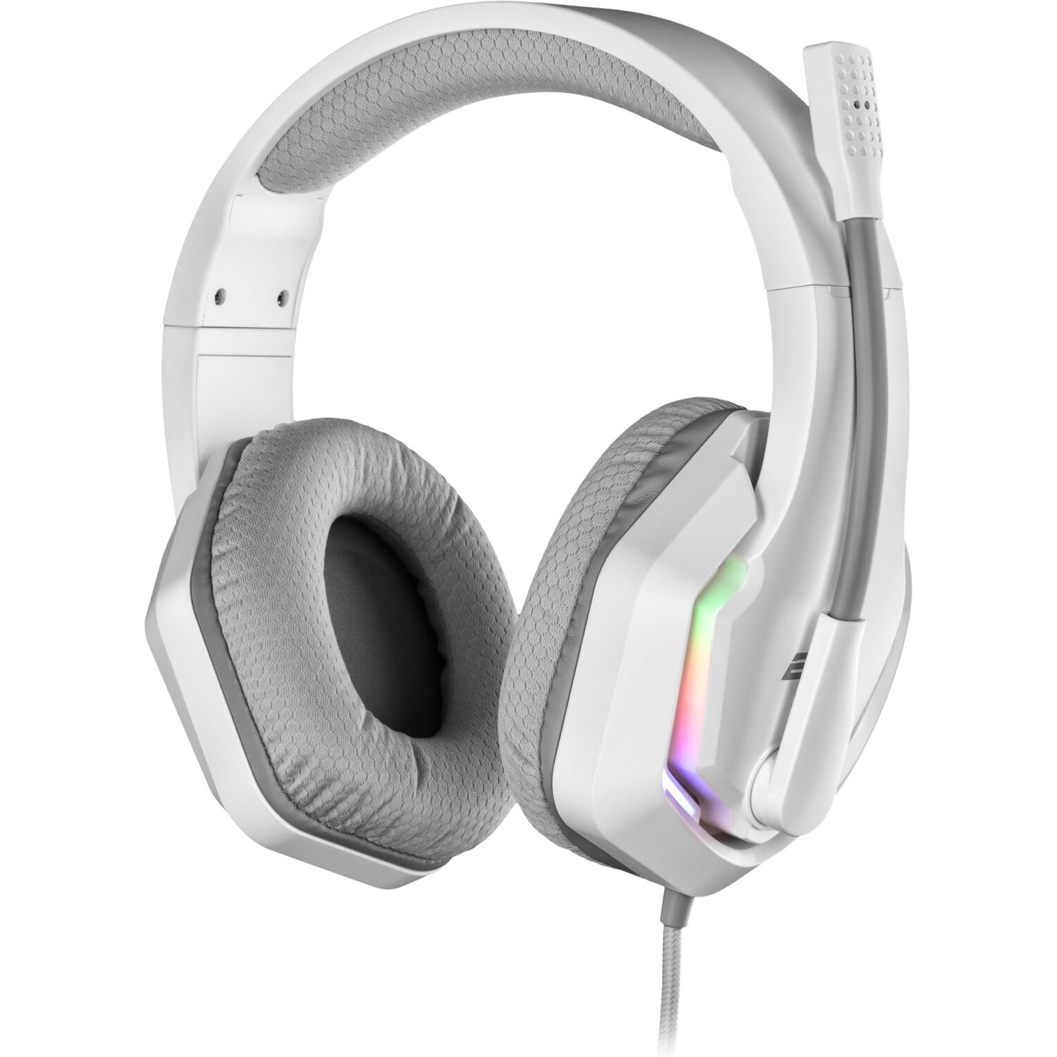 Ігрові навушники з мікрофоном 2E Gaming HG315 White, 7.1, USB-A, RGB, 2 м - фото 1