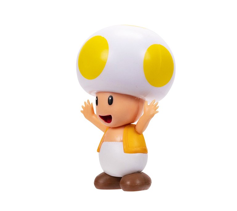 Игровая фигурка Super Mario Желтый Тоад, с артикуляцией, 6 см (41291i-GEN) - фото 3
