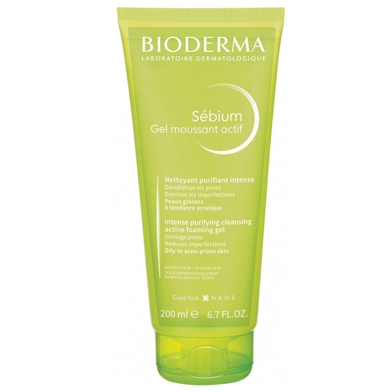 Гель для умывания Bioderma Sebium Active Foaming Gel 200 мл - фото 1