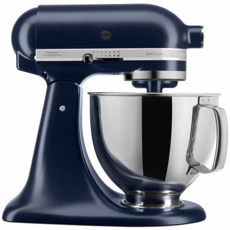 Планетарный миксер KitchenAid Artisan 4.8 л чернильный синий (5KSM125EIB) - фото 1