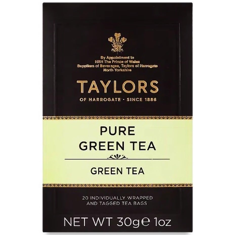 Чай зелений Taylors of Harrogate 30 г (20 шт. х 1.5 г) - фото 1
