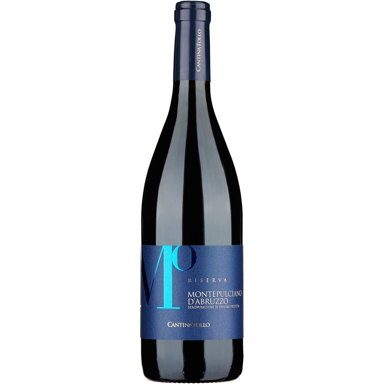 Вино Cantina Tollo Riserva Montepulciano D`Abruzzo DOP, червоне, сухе, 0,75 л - фото 1