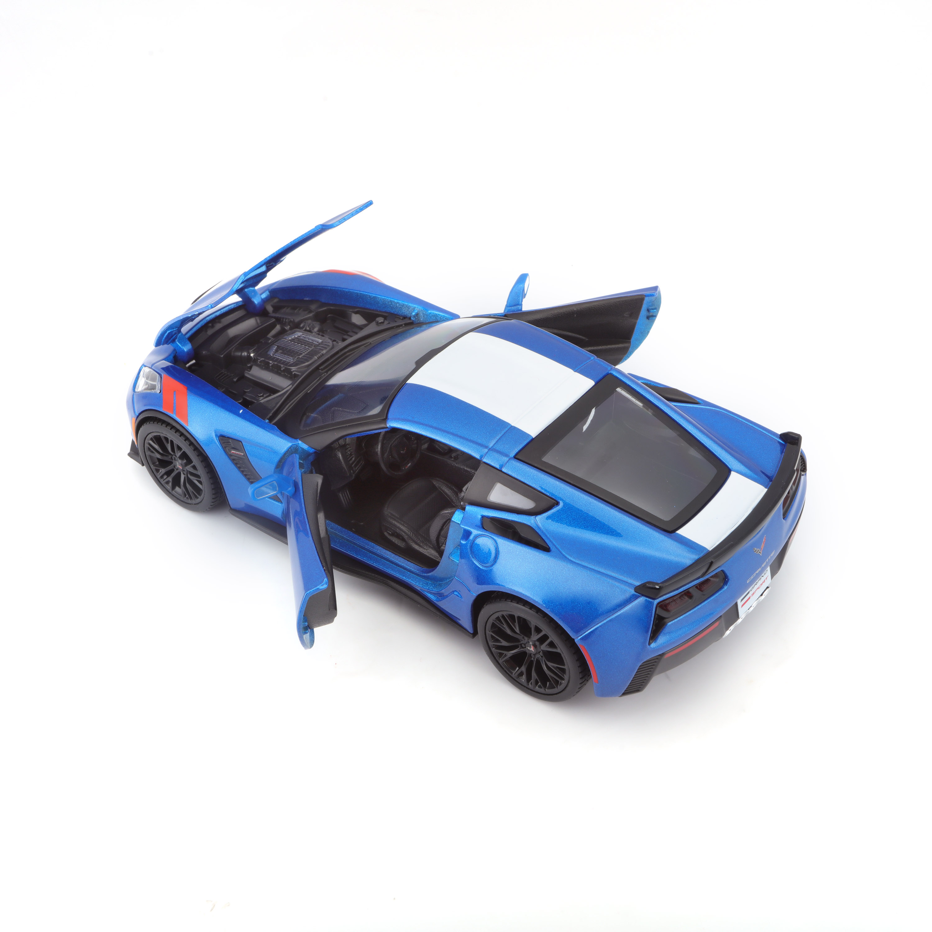 Игровая автомодель Maisto Corvette Grand Sport 2017, синий металлик, 1:24 (31516 met. blue) - фото 4