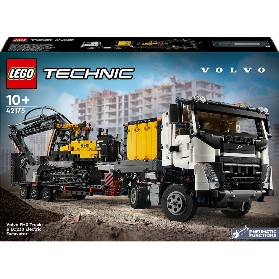 Конструктор LEGO Technic Вантажівка Volvo FMX і Електричний екскаватор 2274 деталі (42175) - фото 1