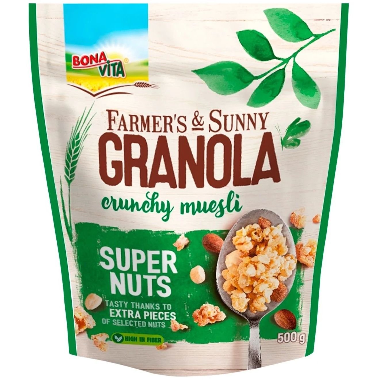 Гранола Bona Vita Super Nuts Горіхи 500 г - фото 1