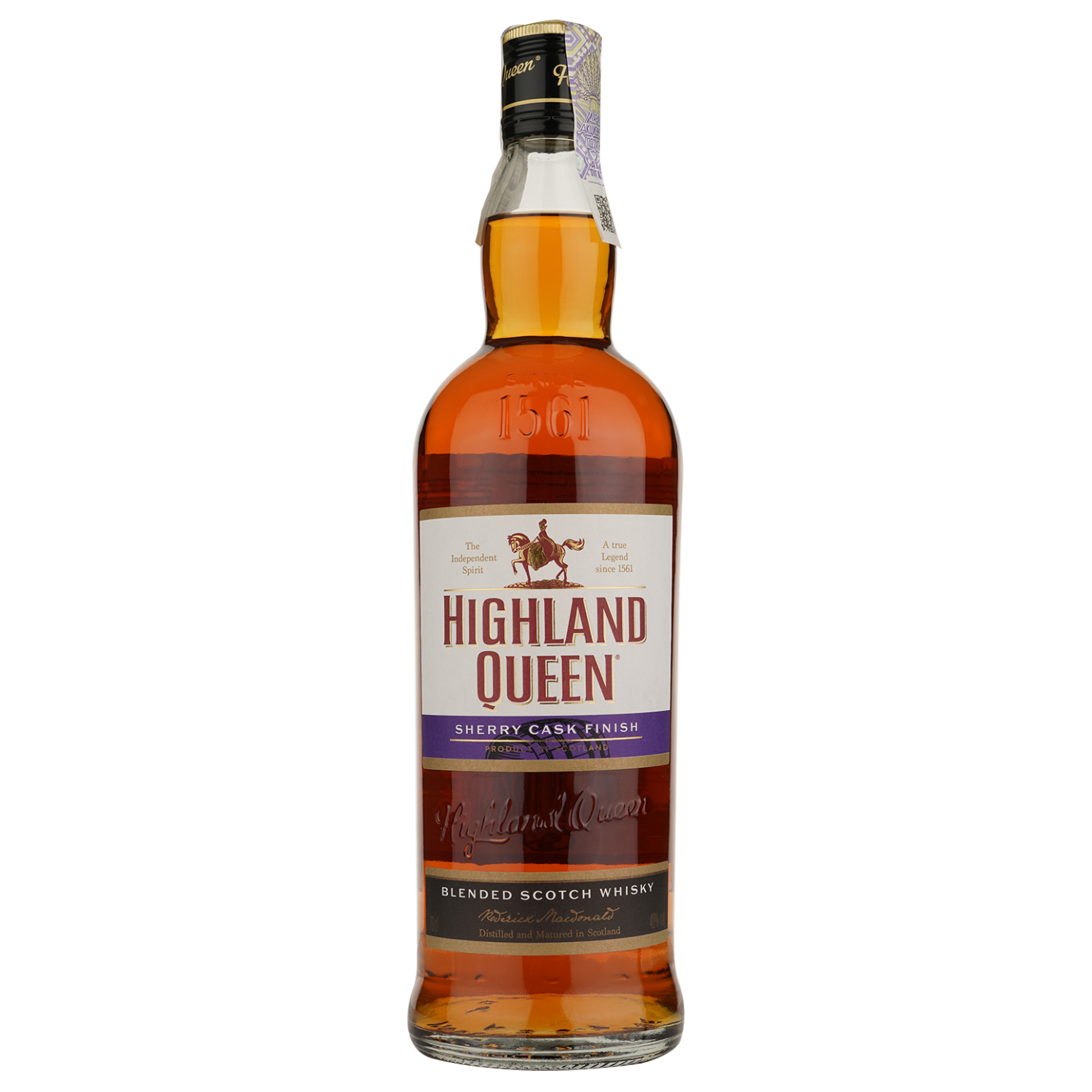 Виски Highland Queen Sherry Cask Finish Blended Scotch Whisky, 40%, 0,7 л - фото 1