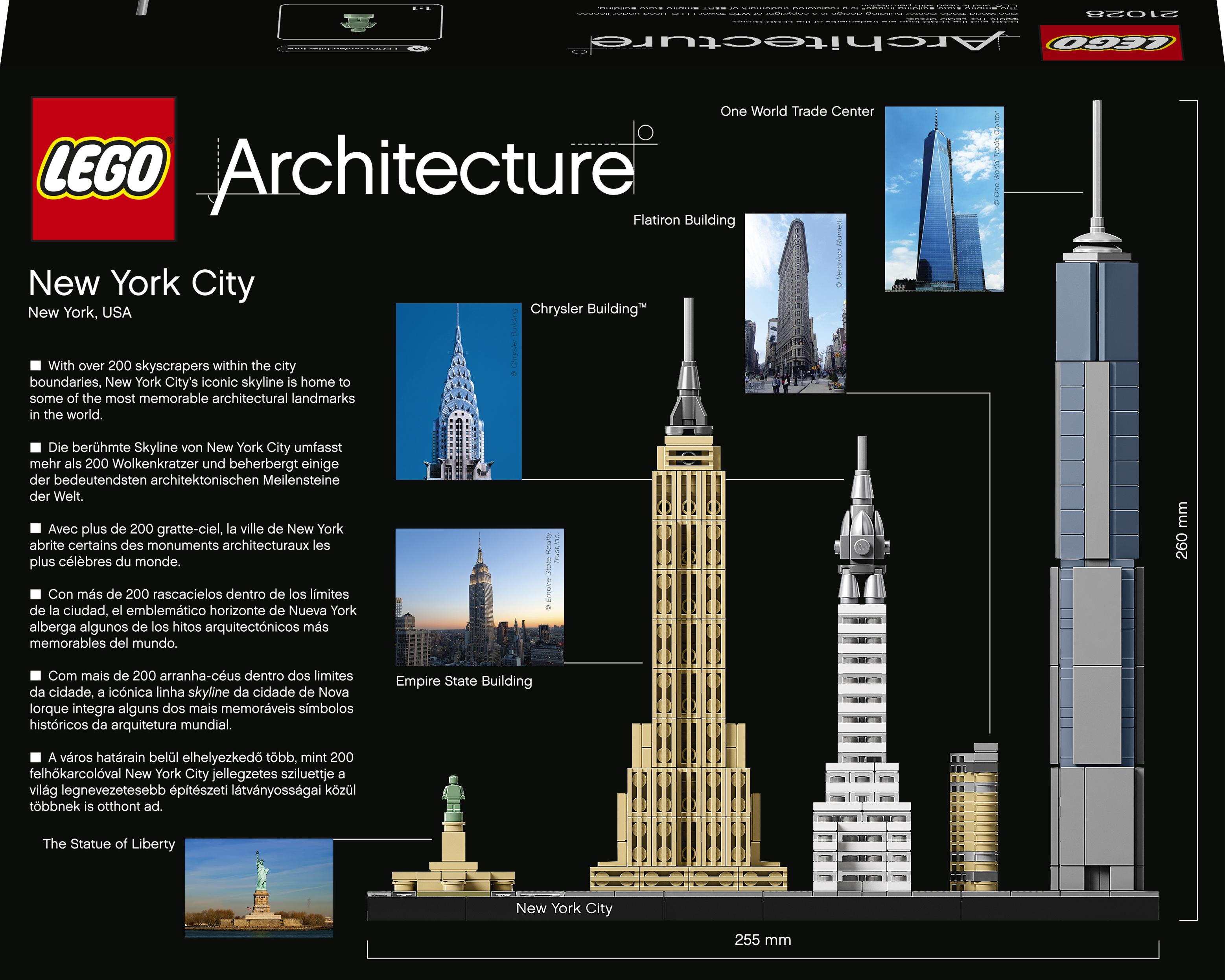 Конструктор LEGO Architecture Архитектура Нью-Йорка, 598 деталей (21028) - фото 9