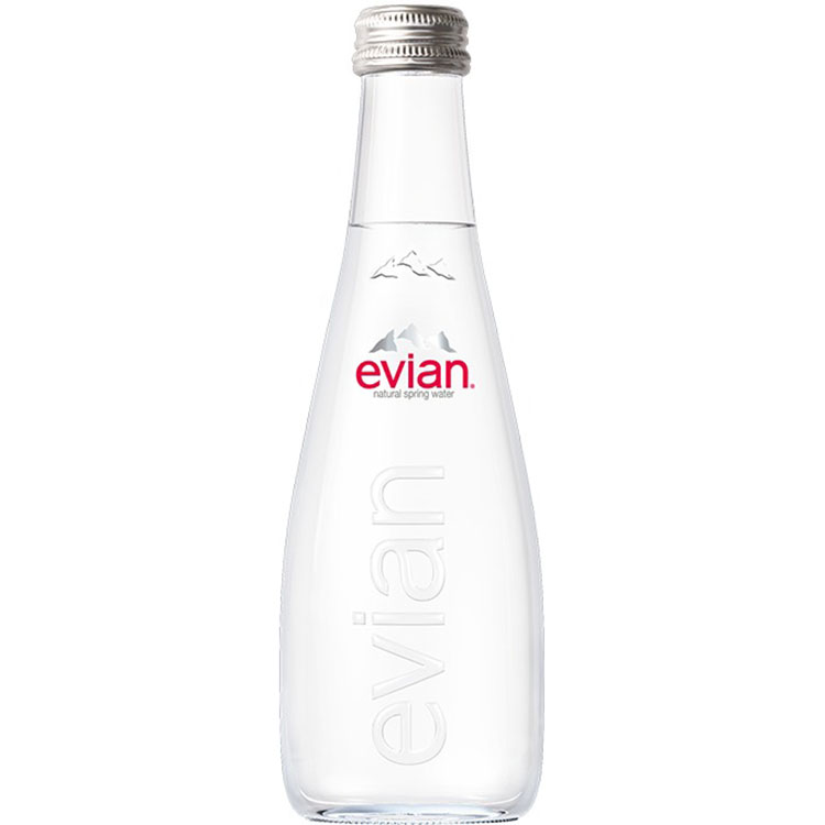 Вода мінеральна Evian негазована скло 0.33 л (475296) - фото 1