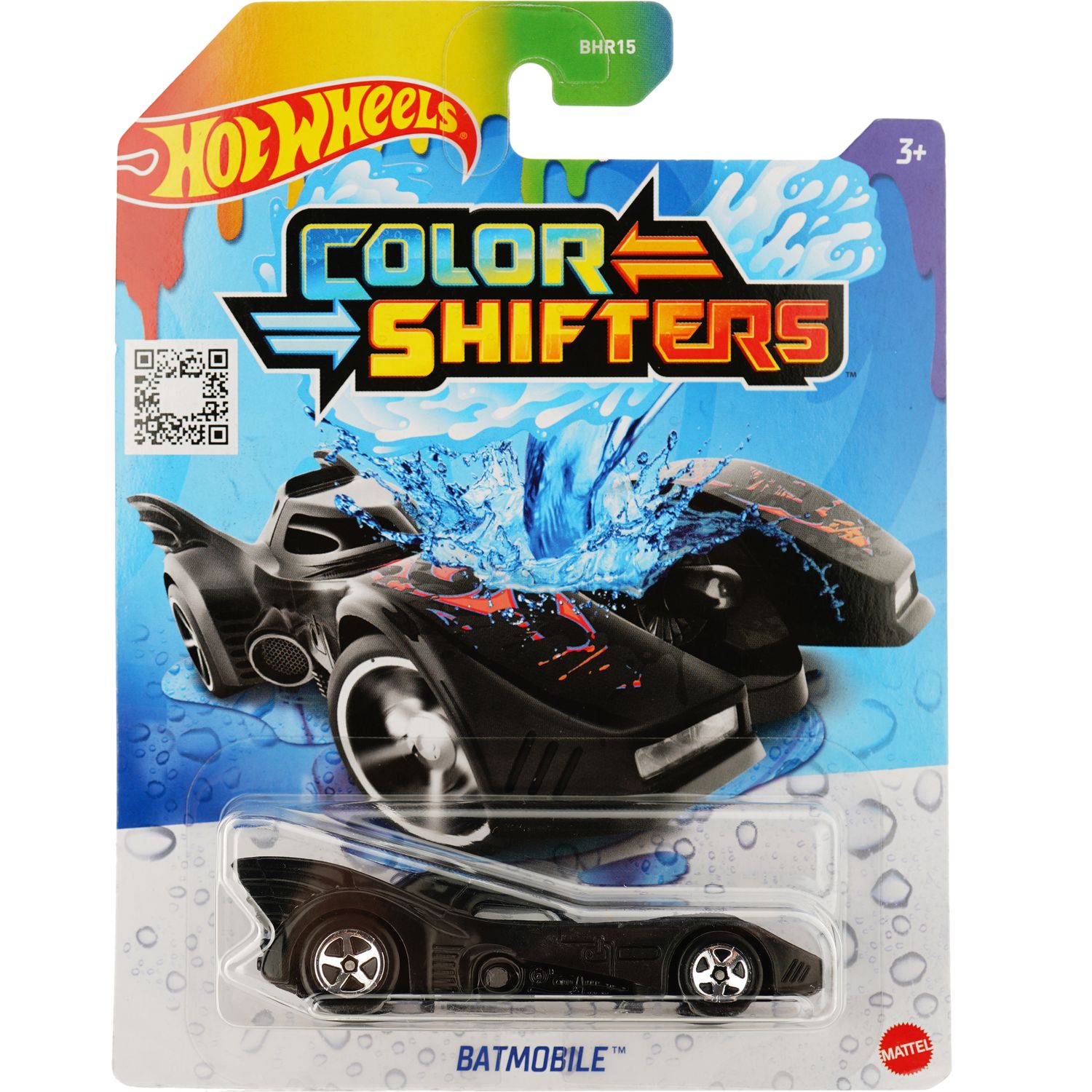 Машинка Hot Wheels Зміни колір Batmobile (BHR15) - фото 1