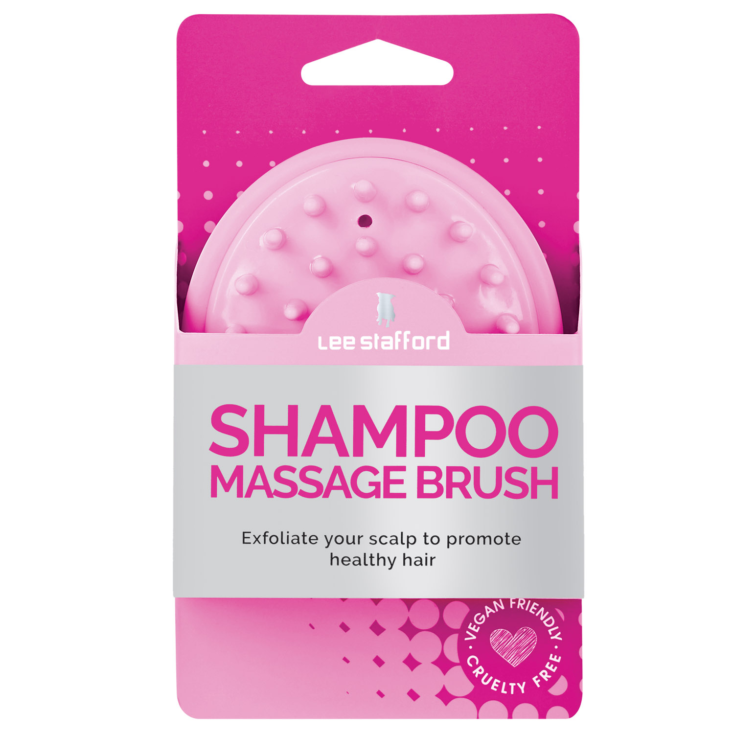 Массажная щетка Lee Stafford Shampoo Massage Brush для мытья головы - фото 3