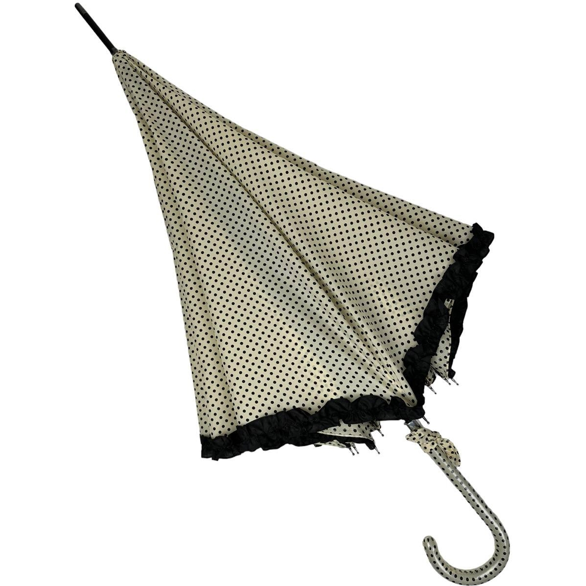 Жіноча парасолька-палиця напівавтомат Swifts 94 см бежева - фото 1