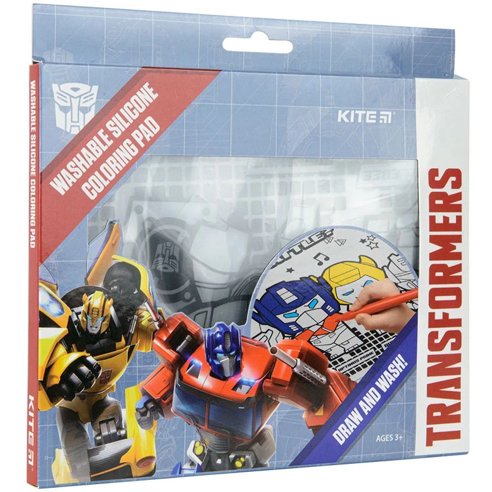 Підкладка розмальовка Kite Transformers 30х40 см силіконова (TF22-424) - фото 2