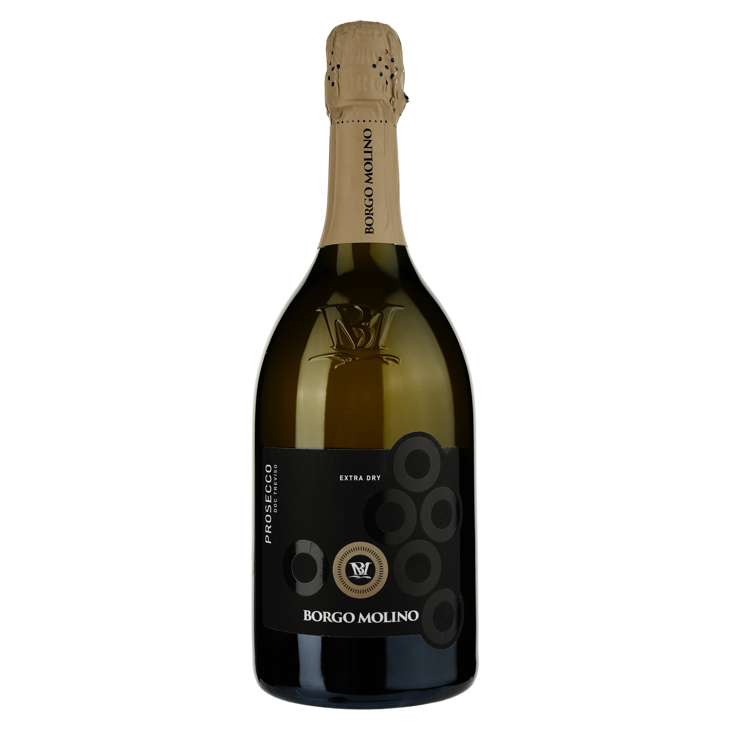 Ігристе вино Borgo Molino Prosecco Treviso Extra Dry DOC, біле, екстра-драй, 0,75 л - фото 1