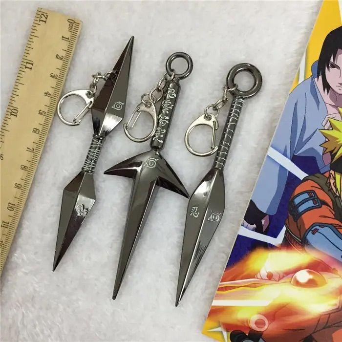Набір брелоків Naruto зброя Ніндзі 3 шт. (N 27.158) - фото 4