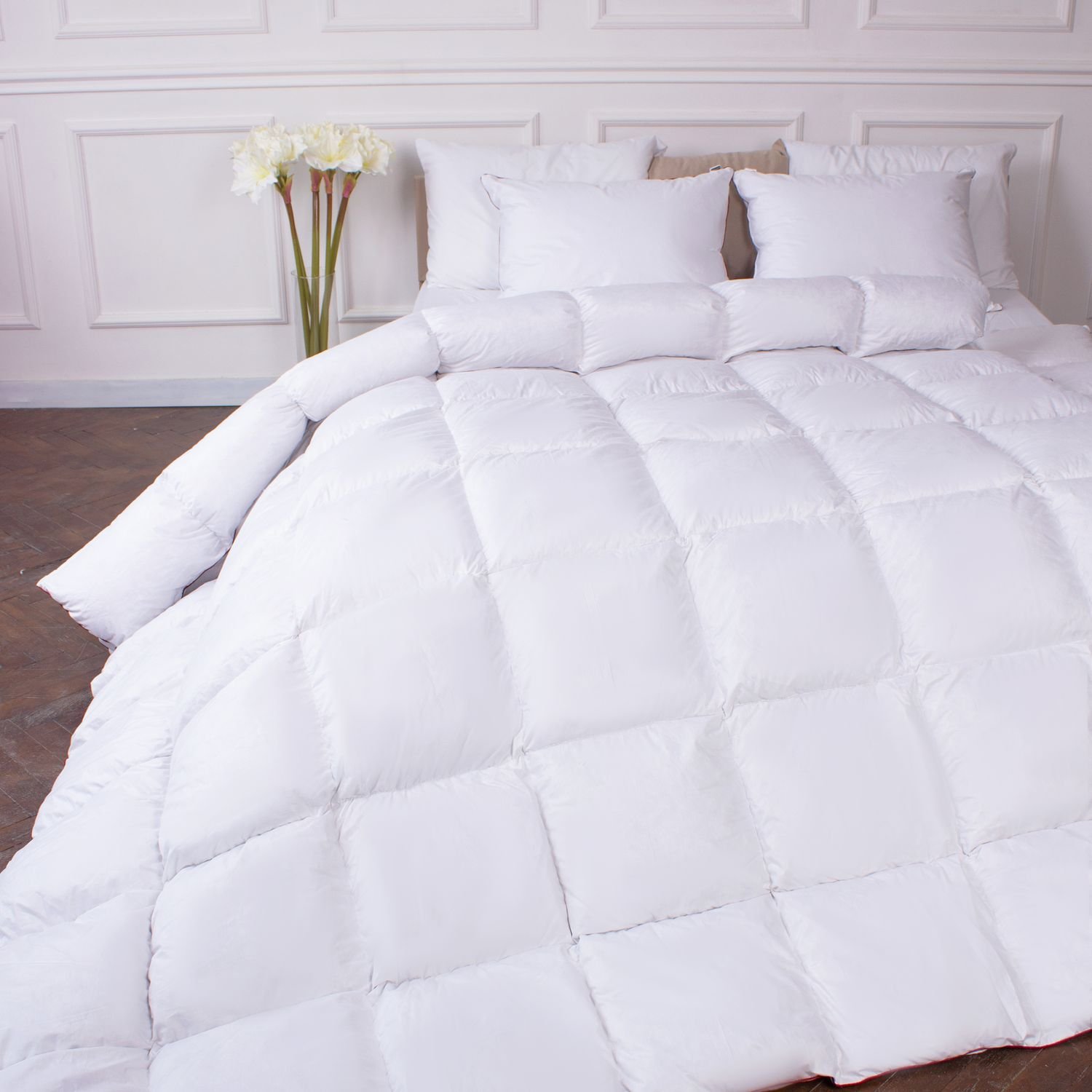 Одеяло пуховое MirSon DeLuxе 028, 110x140 см, белое (2200000007858) - фото 1