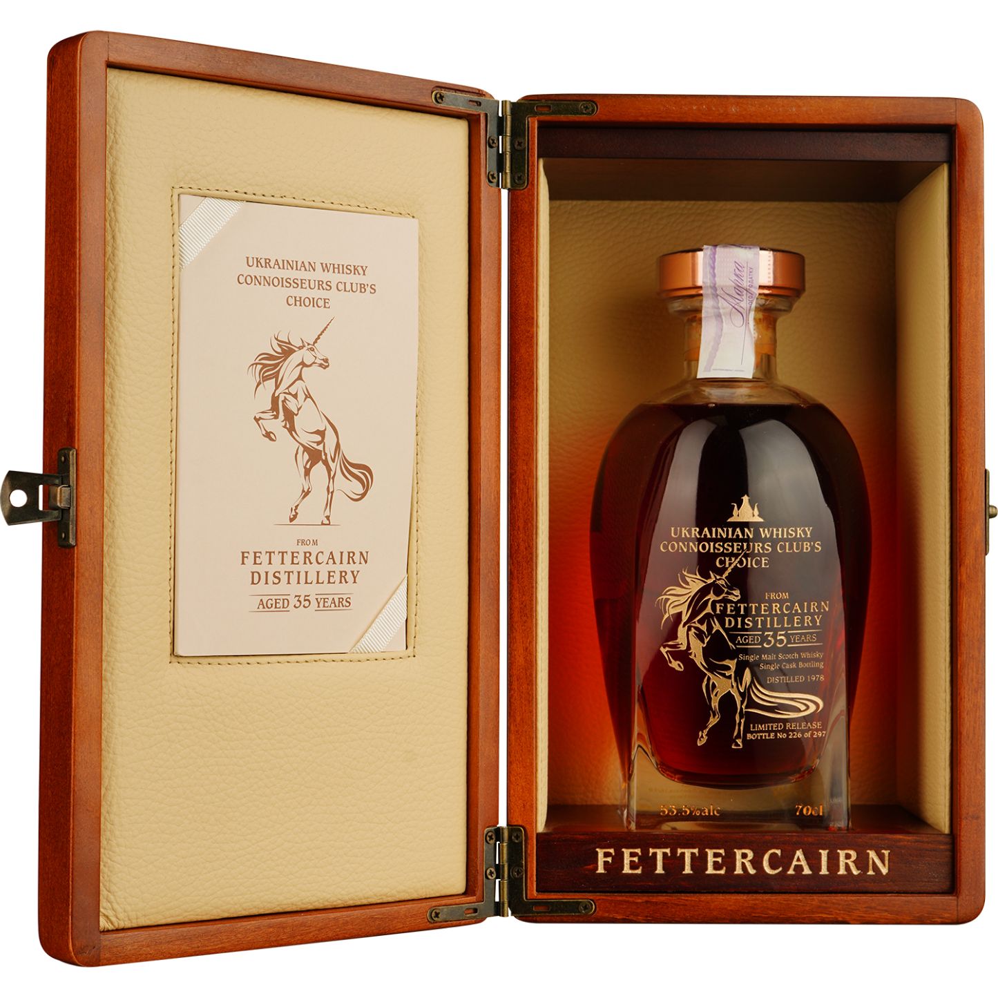 Виски Fettercairn 35 Years Old 1978 Single Malt Scotch Whisky 53.5% 0.7 л в подарочной упаковке - фото 4