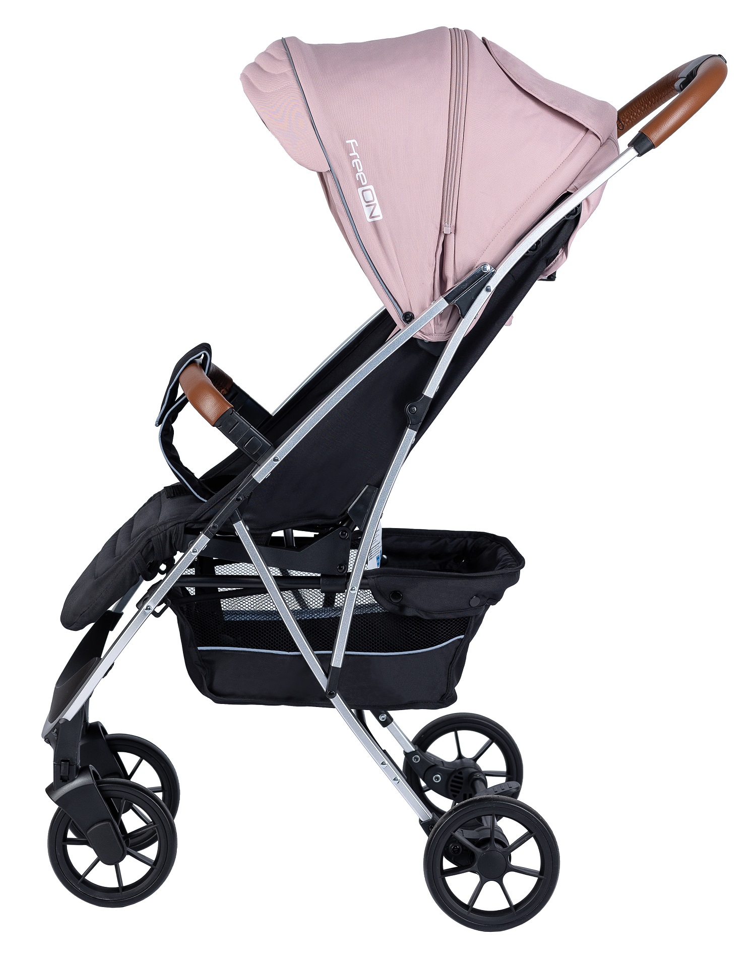 Коляска для дитини прогулянкова FreeON LUX Premium Dusty Pink-Black - фото 3
