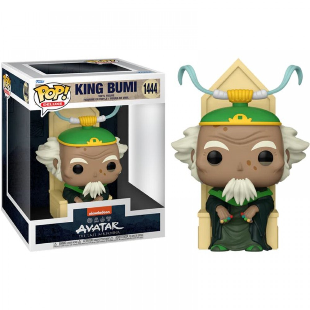 Фигурка Funko Pop Фанко Поп Avatar King Bumi Аватар: Последний Маг Воздуха Король Буми 15 см A KB 1444 - фото 2