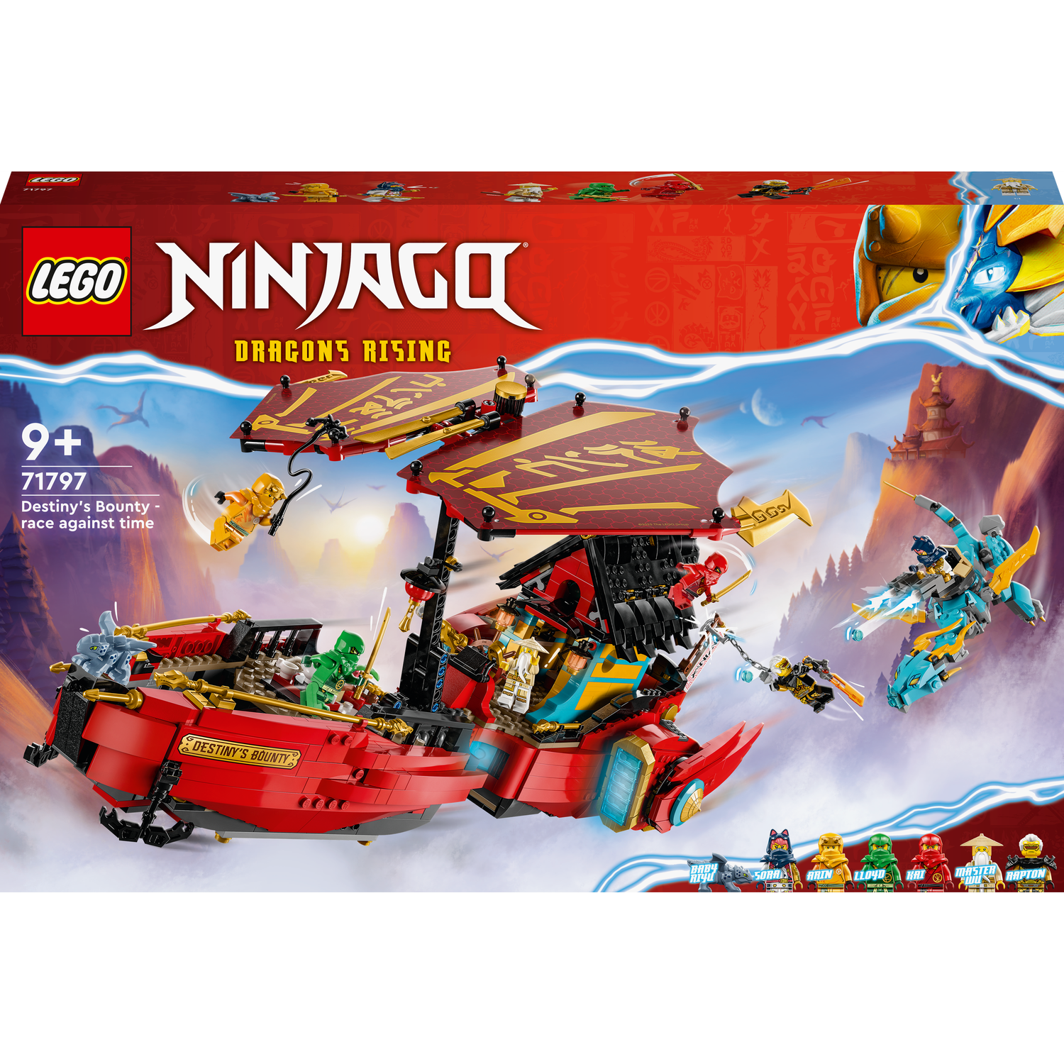 Конструктор LEGO Ninjago Дарунок долі - перегони з часом, 1739 деталей (71797) - фото 1