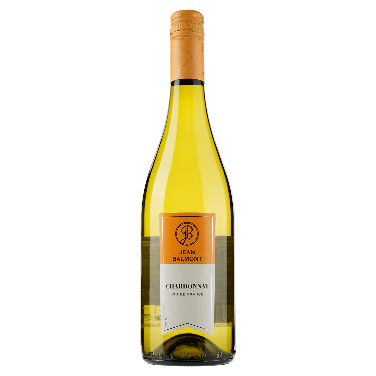 Вино Jean Balmont Шардоне, сухе, біле, 12%, 0,75 л - фото 1