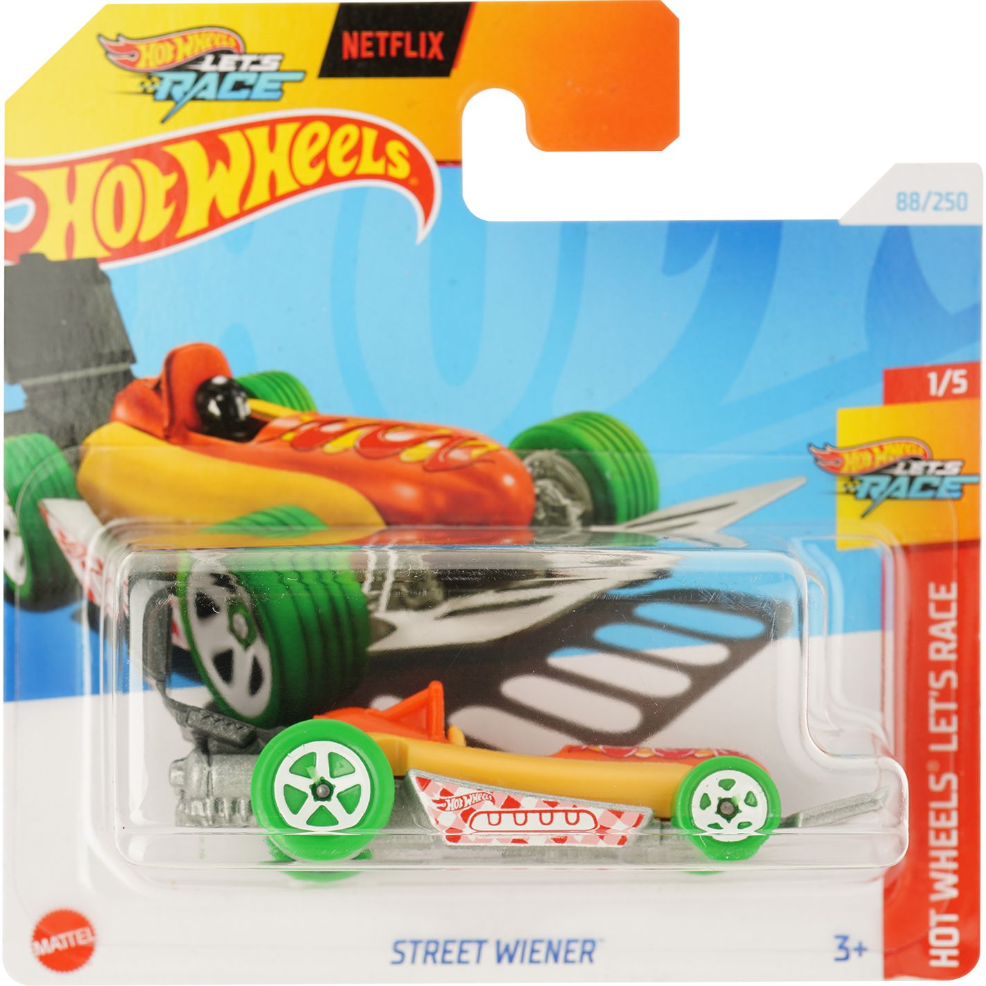 Базовая машинка Hot Wheels Let's Race Street Wiener (5785) - фото 1