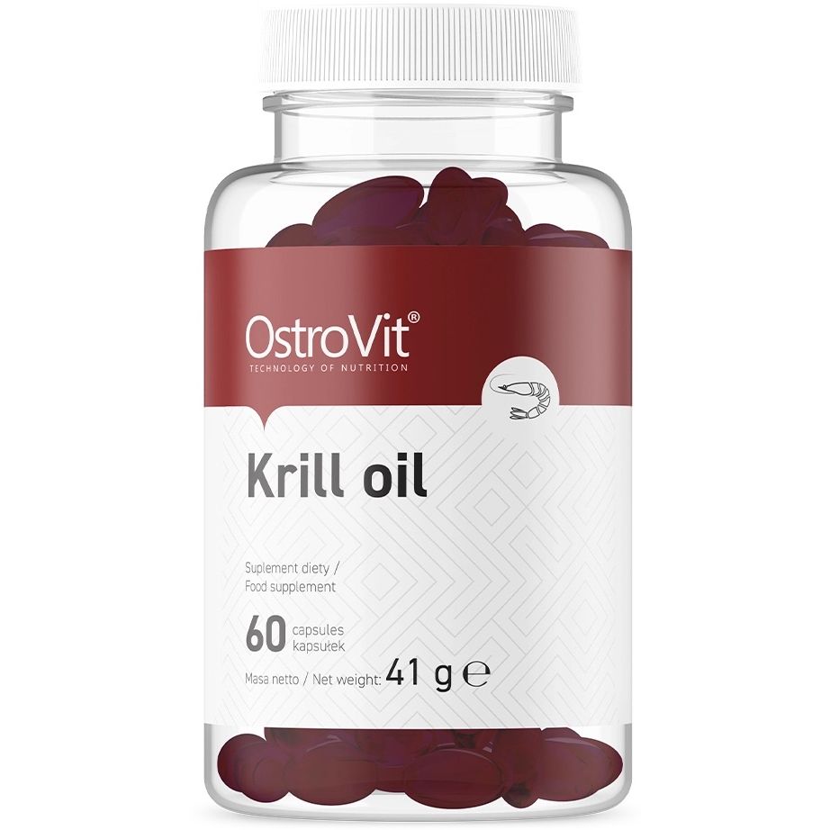 Жирні кислоти OstroVit Krill oil 60 капсул - фото 1