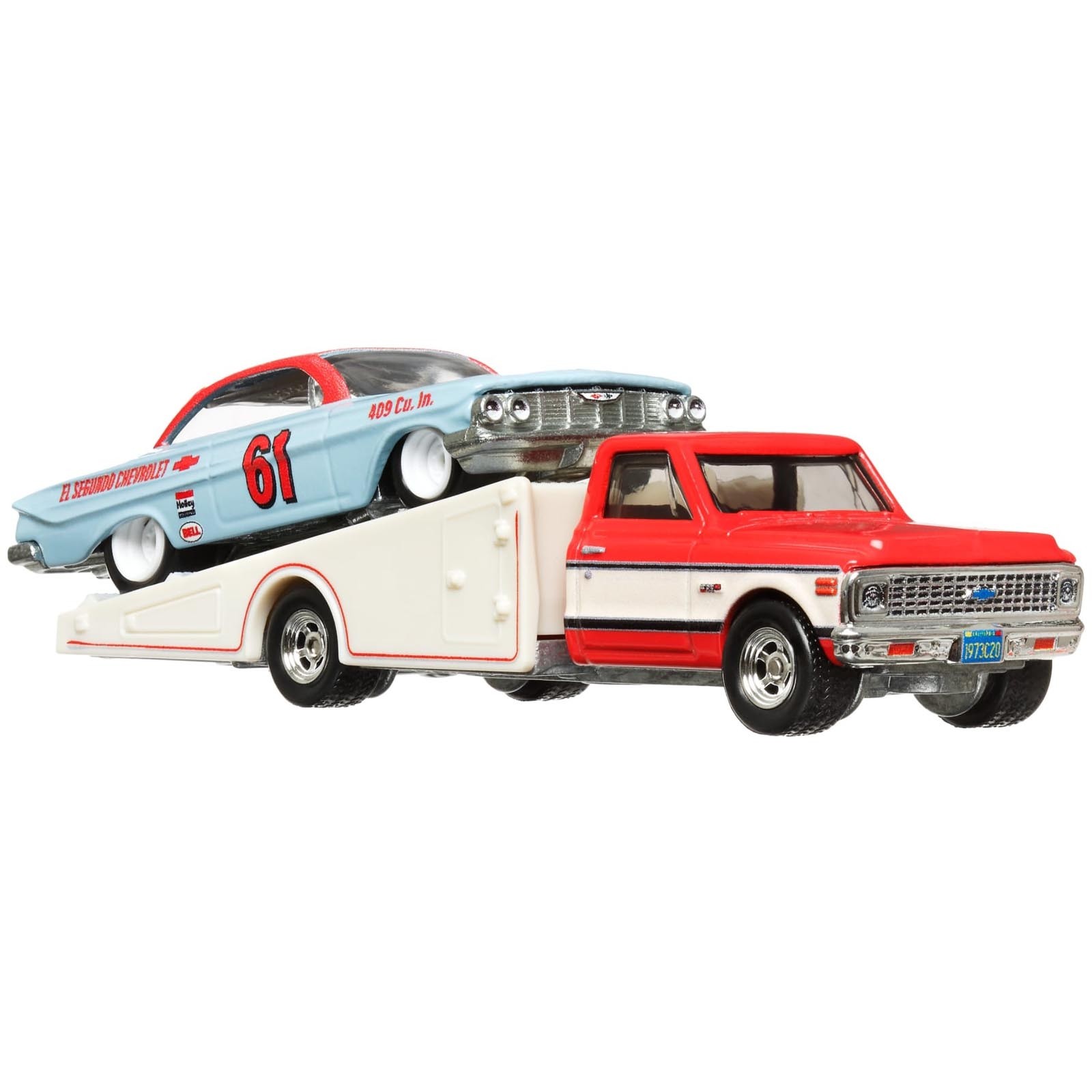 Колекційна модель машинки Hot Wheels Car Culture 1961 Impala та 1972 Chevy Ramp Truck (FLF56/HKF40) - фото 2
