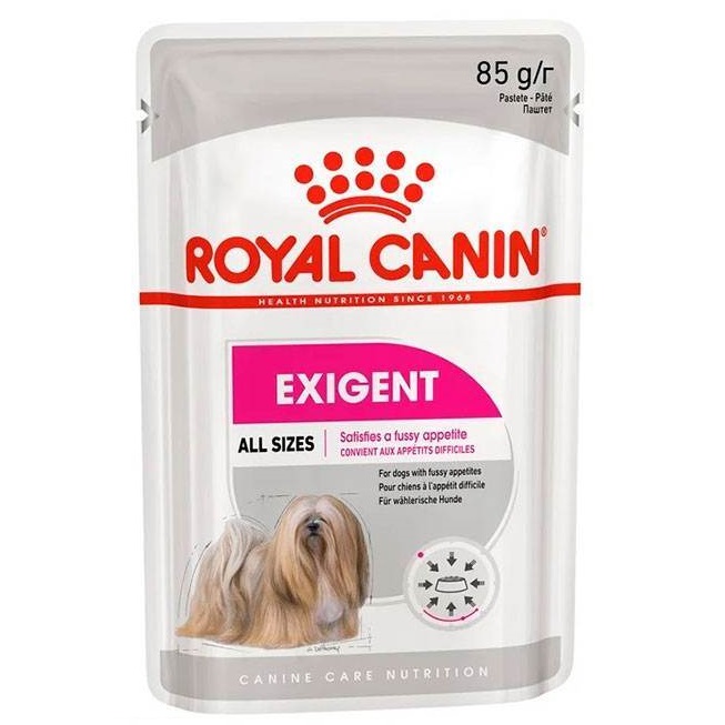 Влажный корм для взрослых собак Royal Canin Exigent привередливых к питанию, с курицей, 85 г (1185001) - фото 1