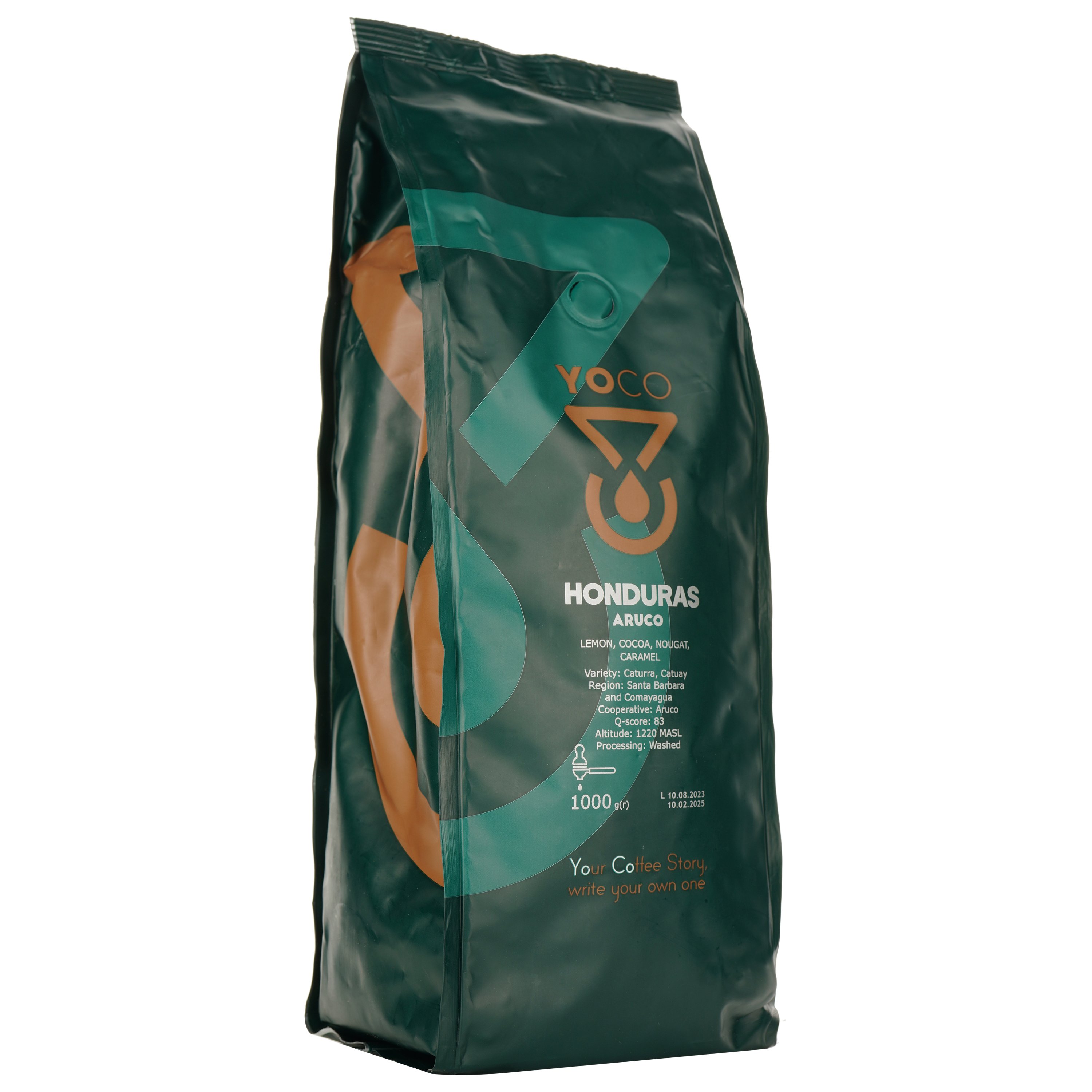 Кава в зернах YoCo Honduras Aruco Еспресо 1 кг - фото 2