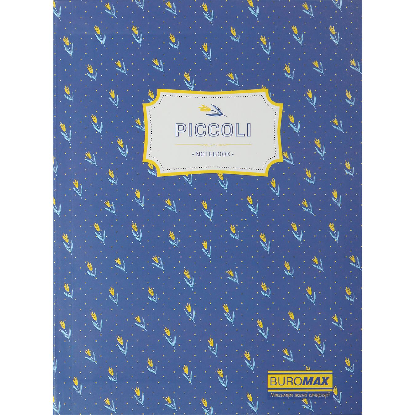 Книга записная Buromax Piccoli в клеточку А5 синяя 80 листов (BM.24522101-02) - фото 1