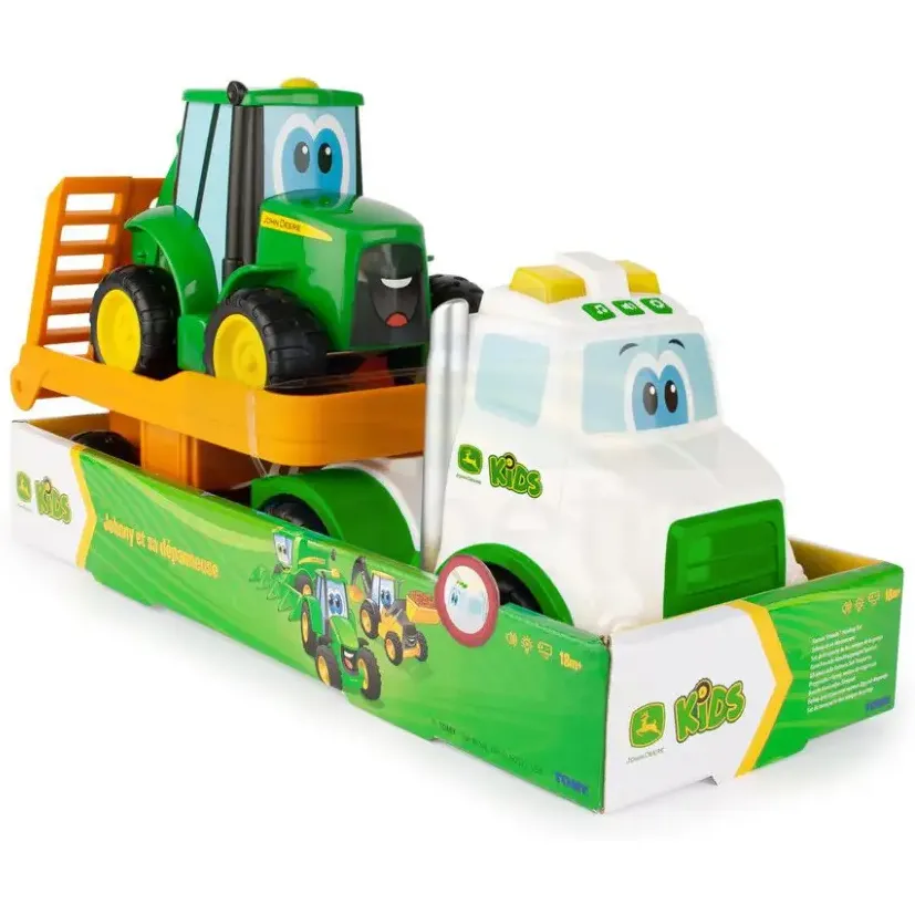 Іграшкова техніка John Deere Kids тягач і трактор зі світлом і звуком (47207) - фото 1