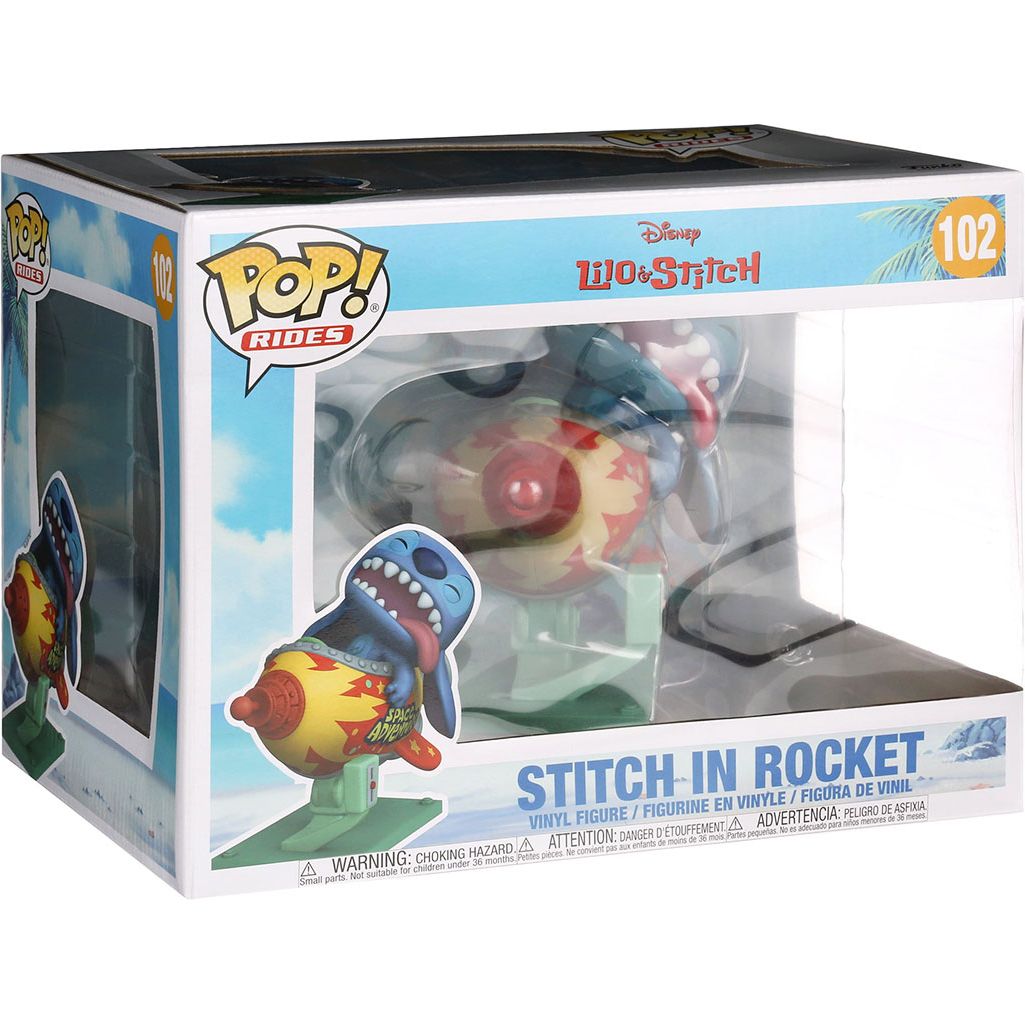 Игровая фигурка Funko Pop! Disney Lilo & Stitch - Стич в ракете (55620) - фото 6